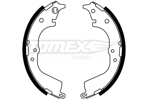 Sada brzdových čeľustí TOMEX Brakes